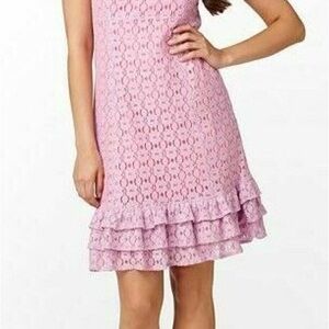 Pink Lace Lilly Pulitzer Strapless Dress